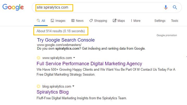 Technical SEO-Google Index