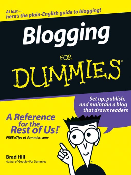 blogging for dummies