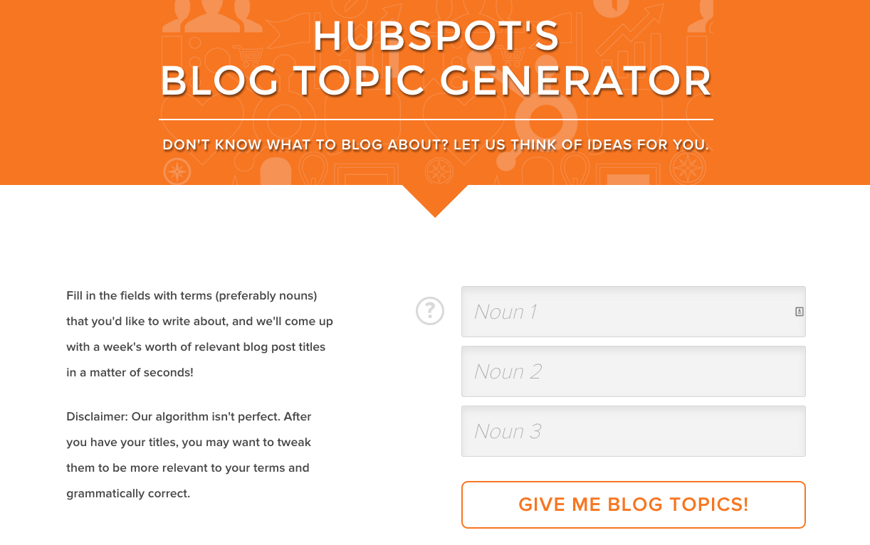 hubspot-blog-topic-generator