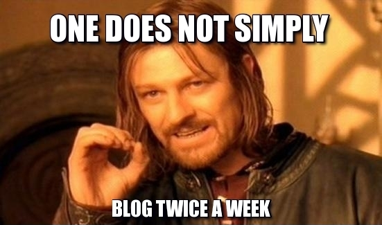One does not simply blog meme