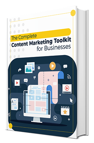 ebook cover for for content marketing tool kit