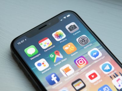 home screen of an iphone