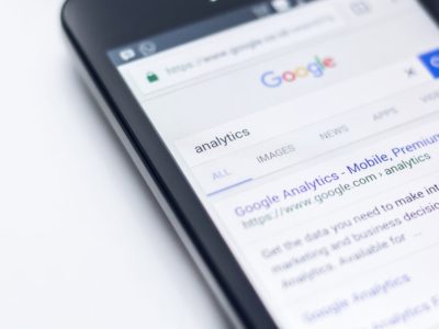 google search results on smartphone screen
