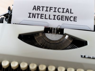 "artificial intelligence" typed in paper