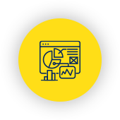lead tracking and analytics icon