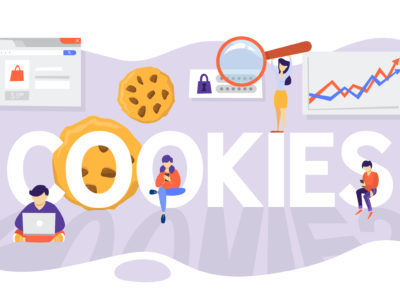 Vector graphic about web cookies