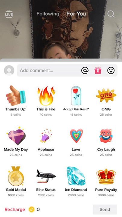 TikTok Users Can Make Money Through Tips & Gifts