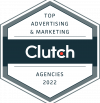 Clutch Top Advertising and Marketing Badge
